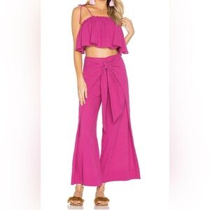 Free People Tropic Babe Set in Dark Pink